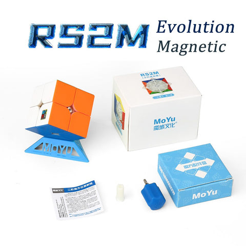 2x2x2 Moyu RS2M Evolution Magnetic Stickerless