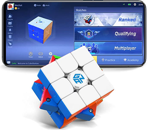3x3x3 GAN 356 i3 Smart cube, stickerless with bluetooth and charger