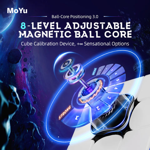 3x3x3 Super Weilong Maglev 20-Magnet Ball Core UV