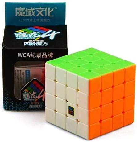 4x4x4 Moyu Meilong, Stickerless
