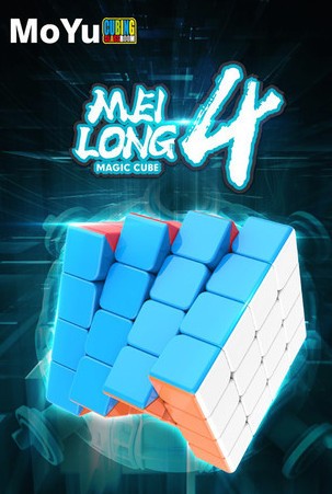 4x4x4 Moyu Meilong, Stickerless