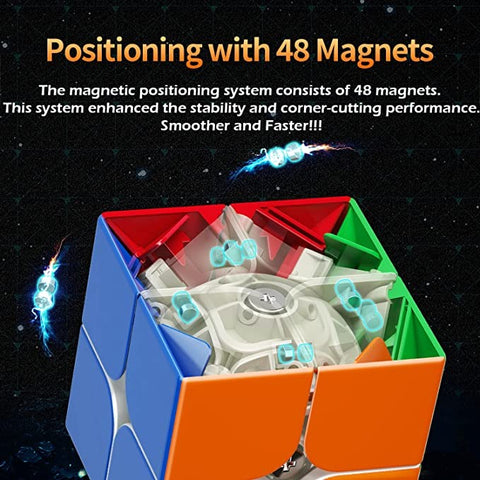 2x2x2 Moyu RS2M Evolution Magnetic Stickerless