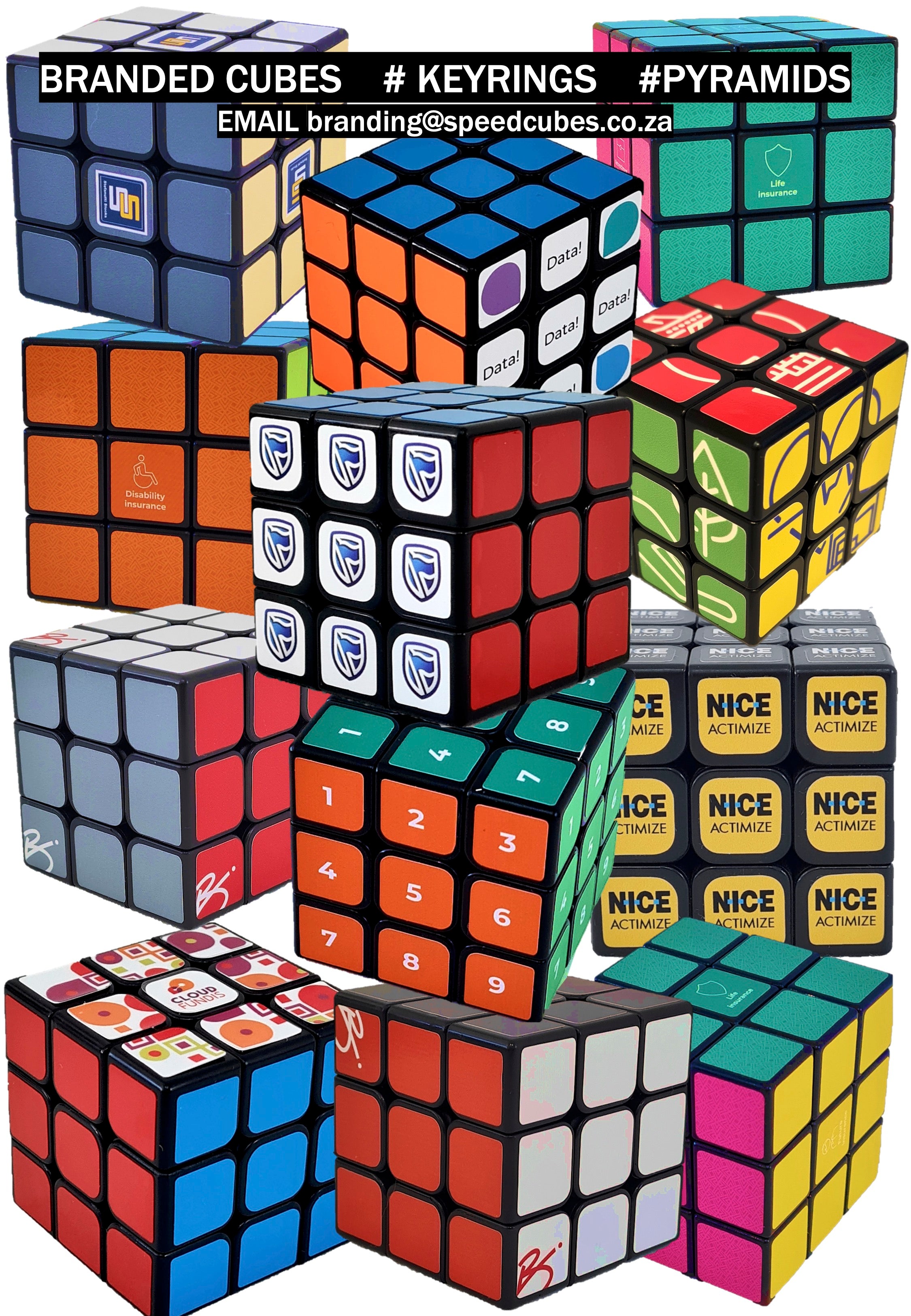 Corporate branding/gifts - Rubik's Cubes – Speedcubes (Pty) Ltd