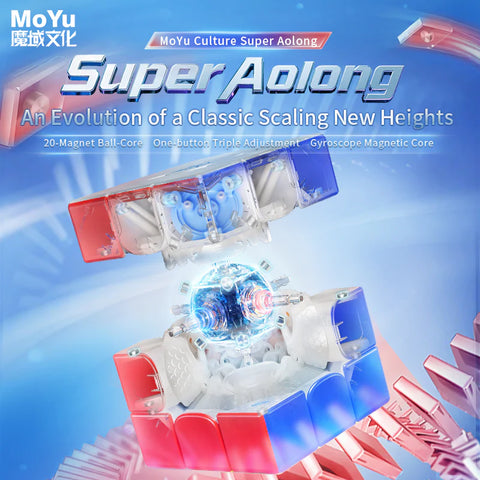 Super Aolong 3x3 Maglev 20M Ball Core UV