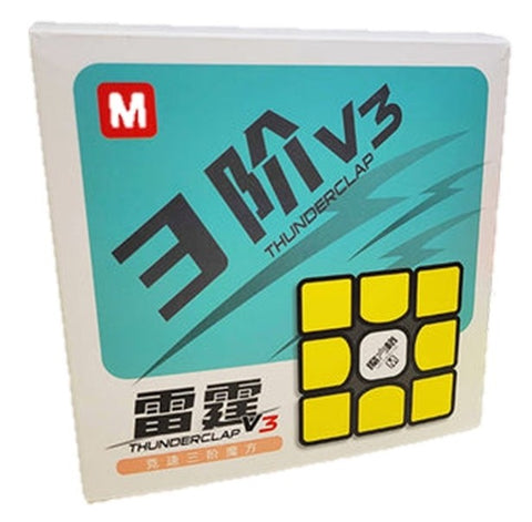 3x3x3 Qiyi Thunderclap NEW V3 M, Magnetic Black