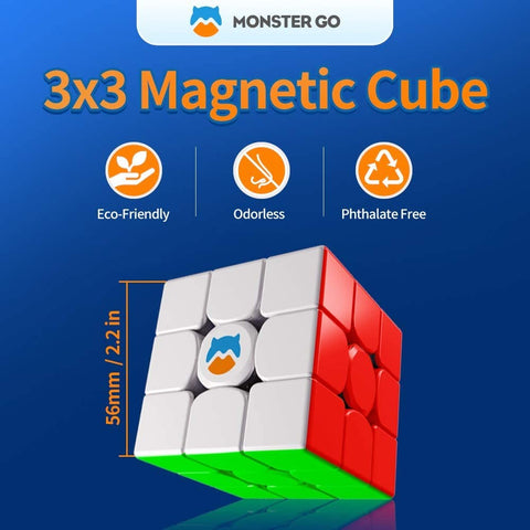 3x3x3 GAN Monster Go
 Magnetic EDU Stickerless