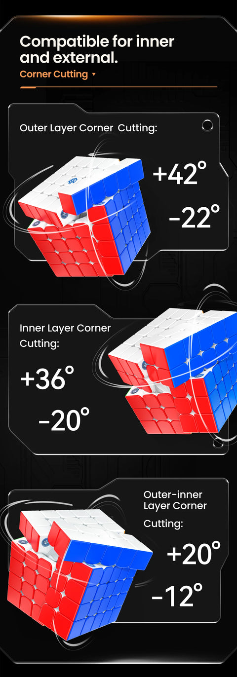 Back Cube 5x5x5 GAN 562 M UV – Speedcubes (Pty) Ltd