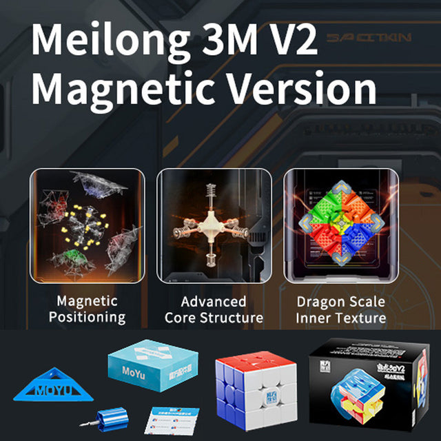3x3x3 Moyu Meilong 3M V2 Magnetic – Speedcubes (Pty) Ltd