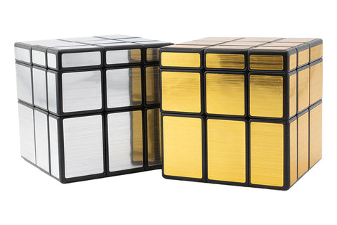 Back Cube QiYi 3x3 Mirror Blocks - Silver OR Gold – Speedcubes (Pty) Ltd