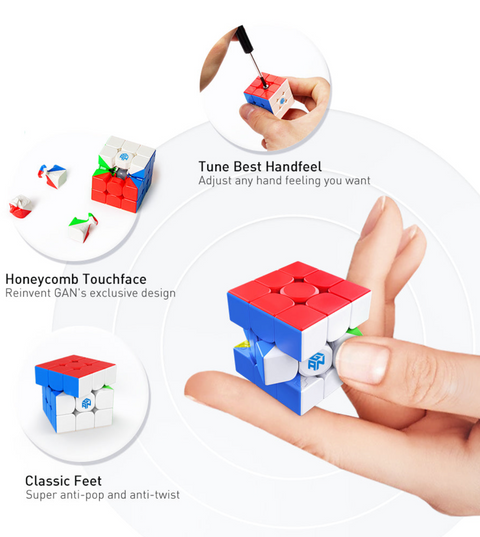 3x3x3 GAN 330 Keychain (Stickerless)