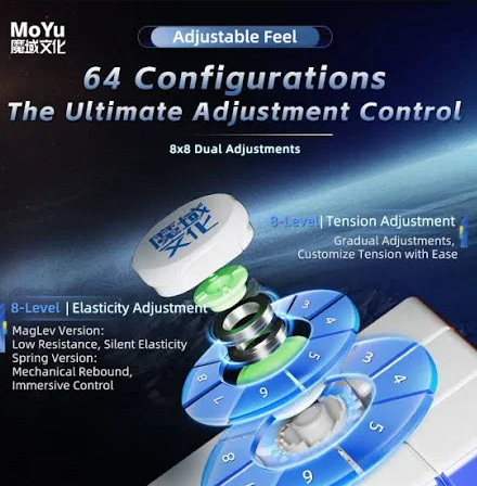 3x3x3 Weilong V11 M, 8M Ball Core, 20M Maglev Ball Core UV 3 VERSIONS