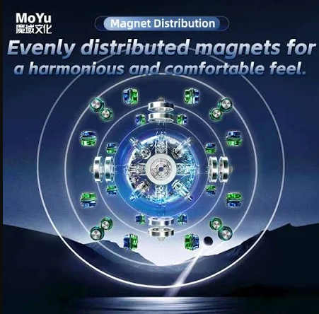 3x3x3 Weilong V11 M, 8M Ball Core, 20M Maglev Ball Core UV 3 VERSIONS