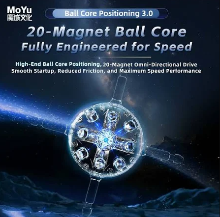 3x3x3 Weilong V11 M, 8M Ball Core, 20M Maglev Ball Core UV 3 VERSIONS