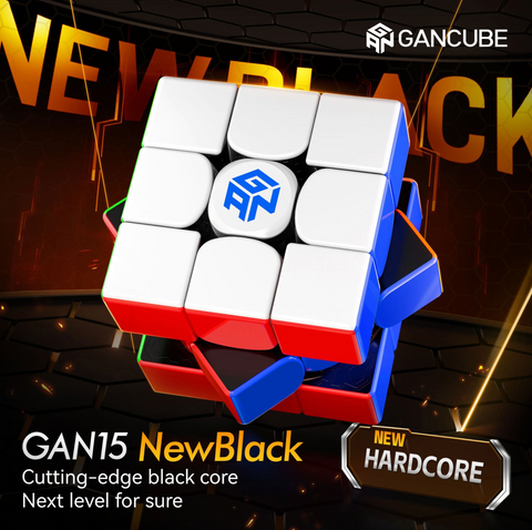 3x3x3 GAN 15 Maglev UV Magnetic and NEW BLACK core