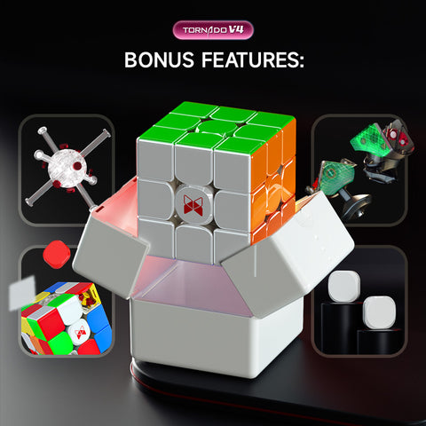 Back Cube 3x3x3 X-Man Tornado V4 Magnetic PIONEER – Speedcubes (Pty) Ltd