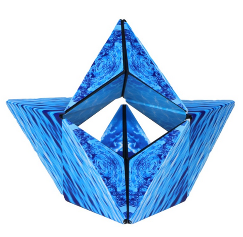 Moyu 3D Magnetic Folding Cube - Blue