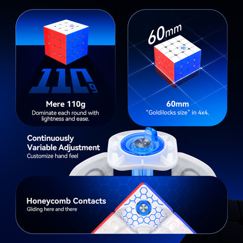 GAN 460 4x4 V2 Magnetic, UV Or Frosted
