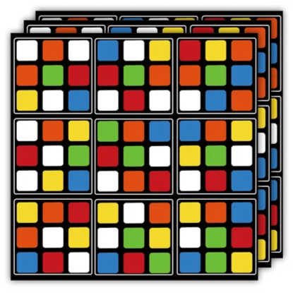Party Paper Rubix Cube Napkins x 20 per packet