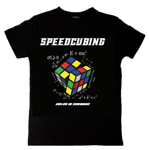 Tshirts Black Speedcubing... Solve In Seconds