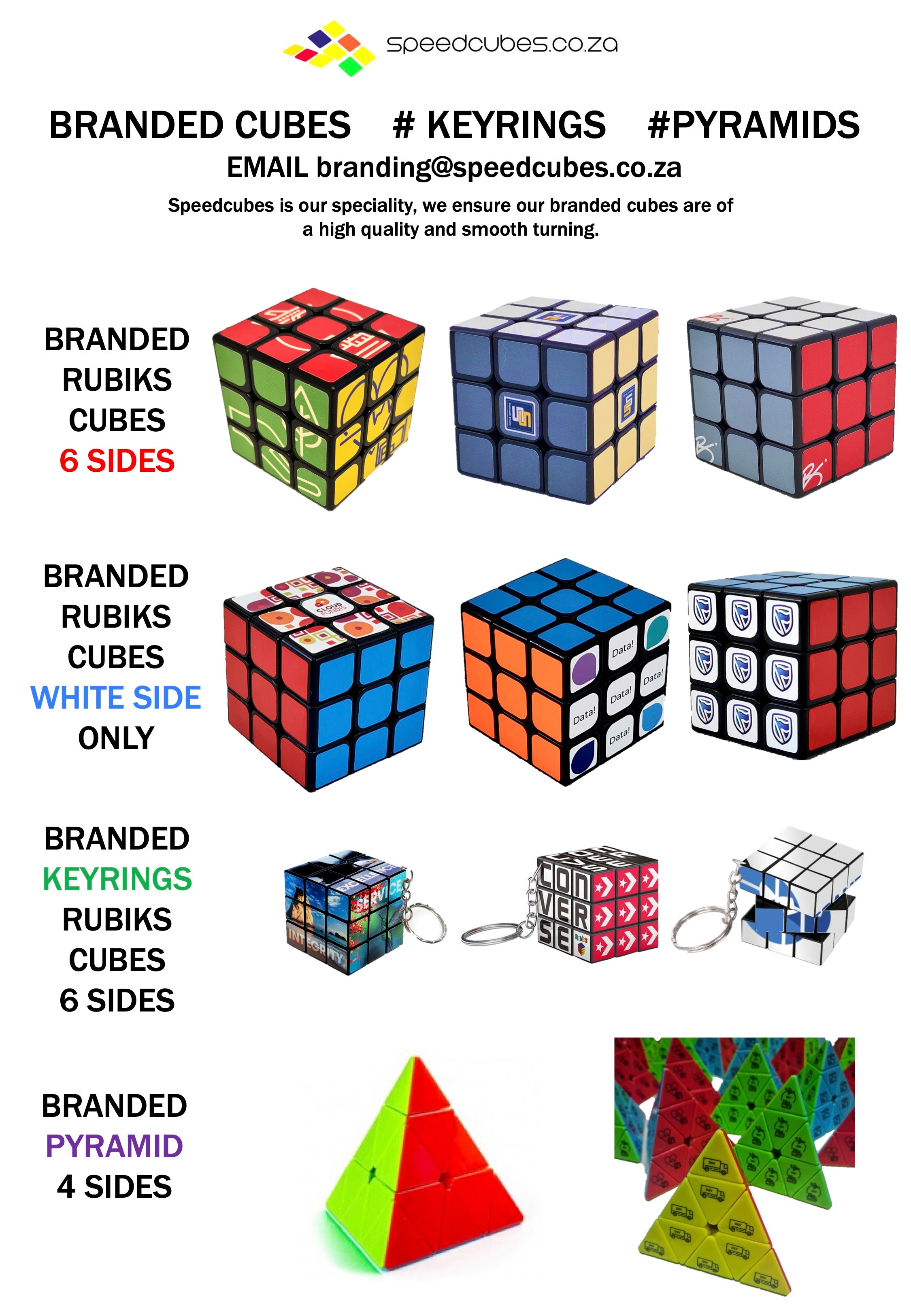 Branded Corporate Rubiks Cubes – Speedcubes (Pty) Ltd