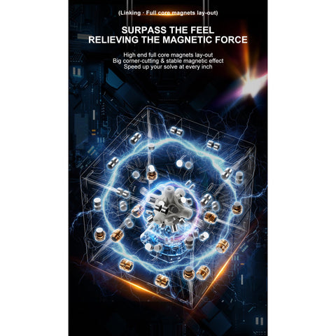 YJ Meta 3x3 Wing-Magnetic 8M Ball Core UV