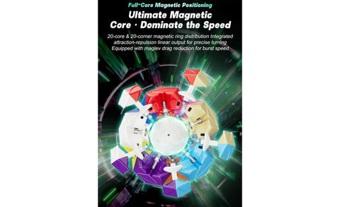 YJ YuHu Megaminx V3 Magnetic OR Ball-Core