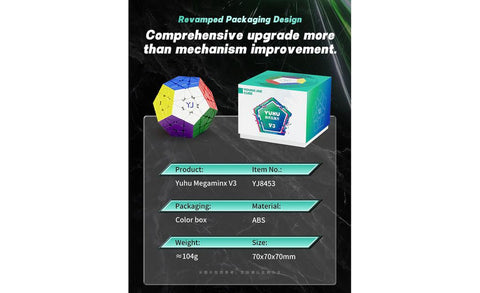 YJ YuHu Megaminx V3 Magnetic OR Ball-Core