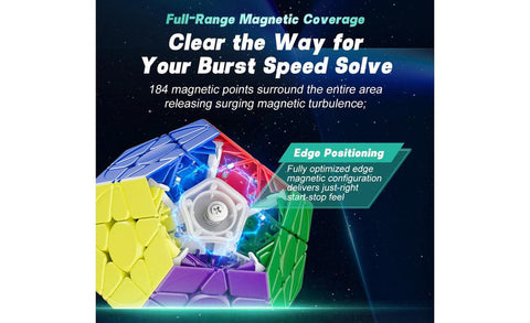 YJ YuHu Megaminx V3 Magnetic OR Ball-Core
