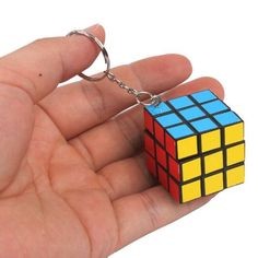 3x3x3 Keyring Cube (3cm) Black