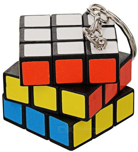 3x3x3 Keyring Cube (3cm) Black