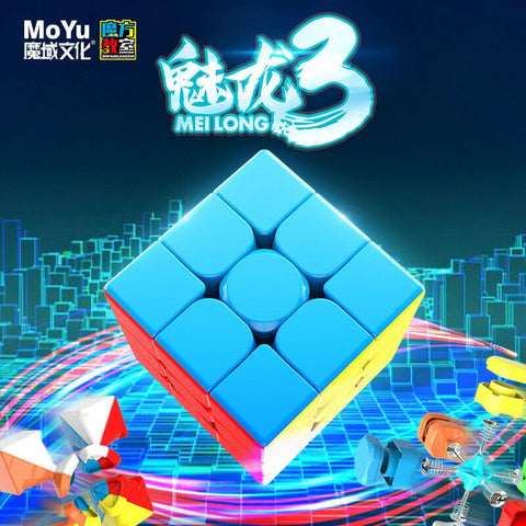 3x3x3 Moyu Meilong, Stickerless