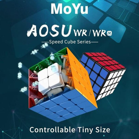 4x4x4 Moyu Aosu 4x4 WR Magnetic, Stickerless