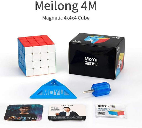 4x4x4 Moyu Meilong 4M Magnetic, Stickerless