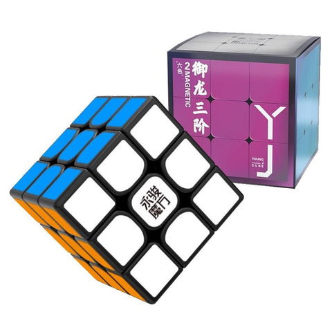 3x3x3 YJ Yulong V2 M, Magnetic Black